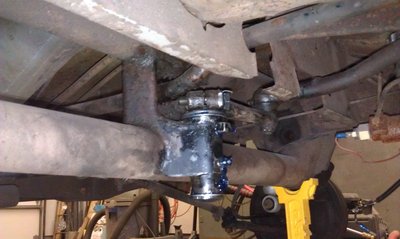 The front swing pin replaced from a couple of weeks ago.