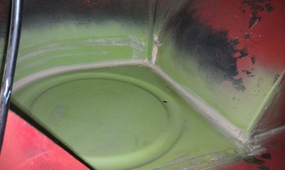 Driver side tray from inside