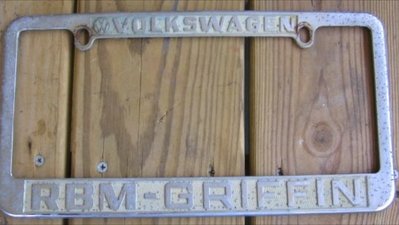 License Frame