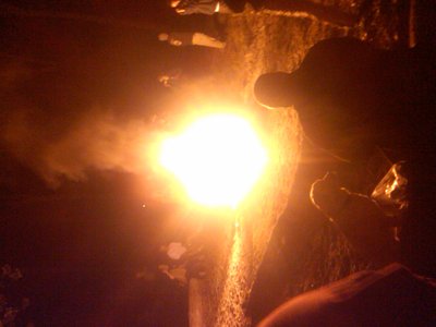 Engine case burning was pretty cool .