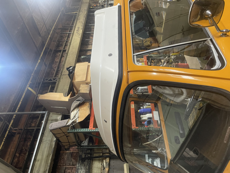 Luggage rack installed