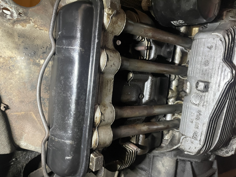 Cleaned and resealed pushrod tubes