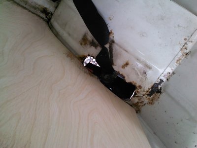 Rear seat belt anchor