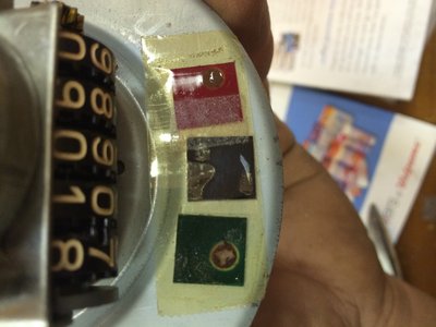 The old color filters were burnt out so I put new ones on.