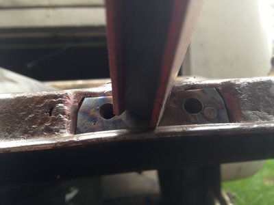 image.jpeg (1.35 MiB) Viewed 2372 times New piece of 22g sheet spotted to 18g spreader and nuts tacked