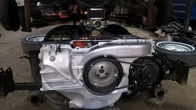 WP_20160412_15_26_00_Pro.jpg (454.8 KiB) Viewed 1841 times My engine ready to be installed. It lasted 20 miles - half ways home from the shop it broke down and I had to tow it. By then Elmar already left for vacation so I was on my own.